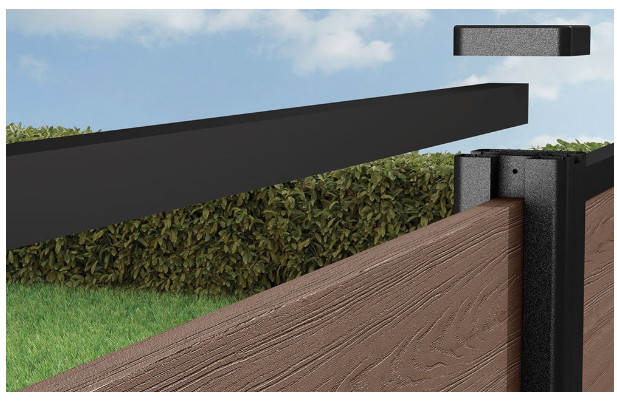 PVC ograja (3x panel) - slika 12