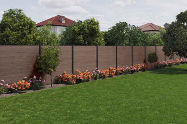 PVC ograja (3x panel) - slika 13